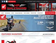 Tablet Screenshot of hondaofrussellville.com